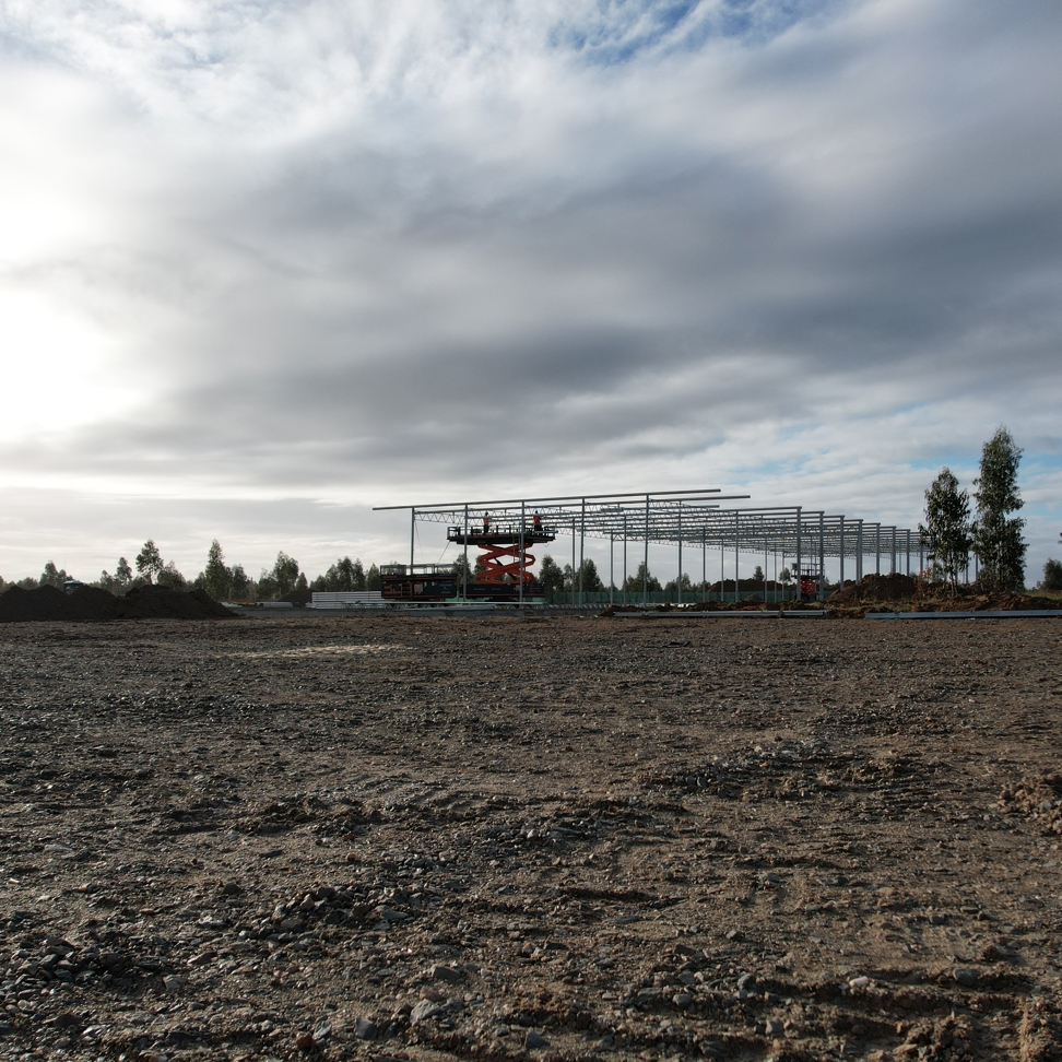 Greenhouse Construction Site